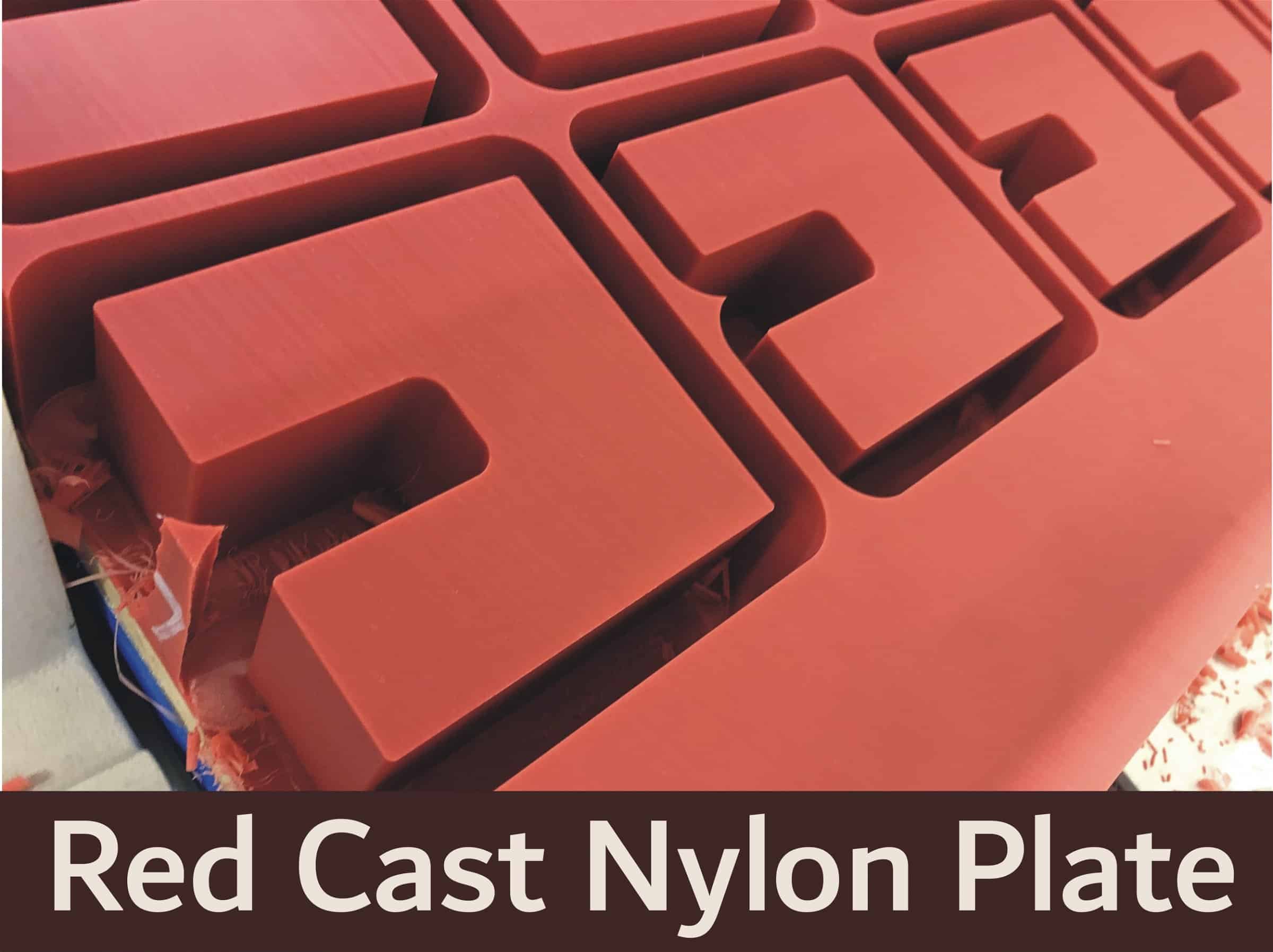 Red Cast Nylon Type 6 Sheet and Plate
