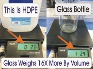Why HDPE replace Glass Bottles