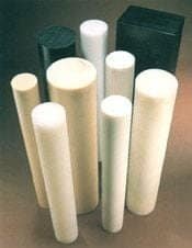 Wide variety of performance plastic materials in round rod