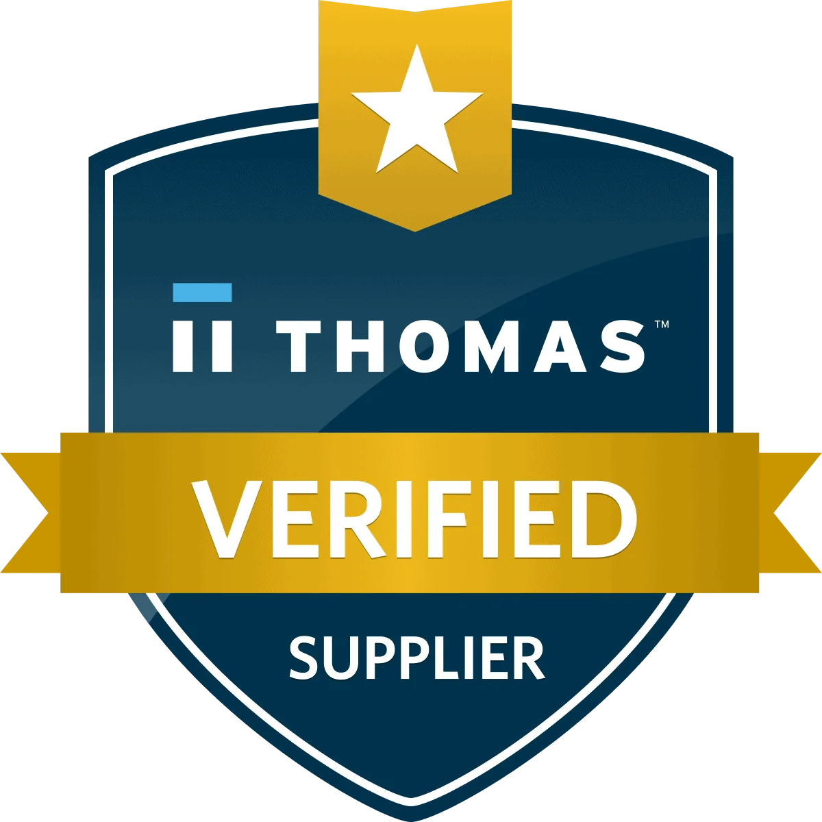 We are a verified supplier by ThomasNet